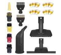 14 Pcs Accessories for Kärcher Steam Cleaner SC1 SC2 SC3 SC4 SC5, Included Hand Nozzle, Curved Nozzle/Crevice Brush/Round Brush/Window Nozzle/Microfiber Cloth, Steam Cleaner Accessories for Kärcher
