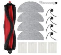 14 Pcs Accessories Kit for Roborock Q7 M5 / M5+, Q7 L5 / L5+ Robot Vacuum Cleaner Replacement Parts, Accessories Parts 1 Main Brush, 4 Side Brush, 4 Hepa Filter, 4 Mop Cloth, 1 Clean Brush