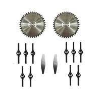 14 pcs Brush Cutter Blade Metal Blades, 6in Lawn Mower Blades, Cordless Strimmer Blades Grass Trimmer Replacement Blades