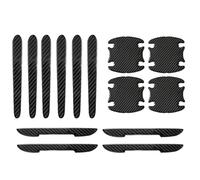 14 Pcs Car Door Handle Protectors for Lexus IS ES GS LS LFA CT UX NX RX GX LX RC, Universal Carbon Fiber Texture Car Door Handle Sticker Car Door Handle Scratch-Resistant