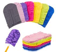 14 PCS Duster Refills for Flash Dust Magnet, Reusable Dusters Compatible with Swiffer Duster Refills, Dusters for Cleaning, Washable Dust Magnet for Dust, Dirt, Hair（Handle NOT Included)