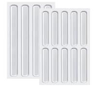 14 Pcs Furniture Bumpers, Silicone Clear Cabinet Door Bumpers Adhesive Cabinet Bumpers 6.3cm&15cm Furniture Bumper Strips Transparent Bumpers Pads for Furniture & Doors Protectors