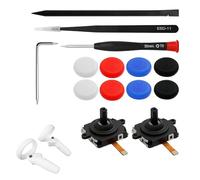 14 PCS Joystick Replacement Kits for Meta Quest 2 Controller and Oculus Quest 2 Controller Left and Right Analog Thumb Stick Repair Kit with Joystick Caps Fits Oculus Quest Controller Accessories