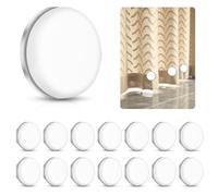 14 Pcs Magnetic Shower Curtain Weights - Heavy Duty Rust-Proof Clips for Indoor/Outdoor, Strong Magnets Prevent Blowing & Splashing (White)