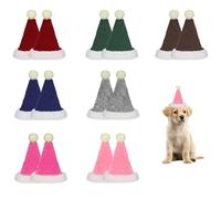 14 Pcs Mini Party Hats for Stuffed Animals, 7 Colors Tiny Cone Party Hats for Toy, Birthday Hat for Stuffed Animals, Colorful Parties Hat for Dolls Dog Cat Rabbit Puppies Celebrations