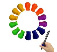 14 Pcs Pencil Grips for Children Made of Silicone Pencil Grips for Better Handwriting Pen Grips for Children,Toddlers,Adults,Autistic People,Seniors with Arthritis and Hand Tremors
