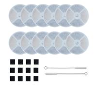14 PCS Pet Water Fountain Filter Replacement Kit, Including Water Fountain Filters, Tube Cleaning Brushes and Replaced Foam Pump, Compatible with Eversweet Solo 2/SE/3 Pro/2S/3 Models