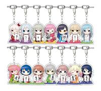 14 Pcs Projects Sekais Keychain Game Figure Mizuki Airi Sekais Rui Cosplay Keyring Pendant Projects Sekais Cute Acrylic Chain Decorations