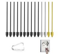 14 Pcs Replacement Stylus Nibs for Samsung Galaxy Tab S9/S9FE+/S9 Ultra, S8/S8+/S8 Ultra, S7/S7+/S7 FE, S6/S6 Lite, Note 20/S21/S22/S23/S24 Ultra S Pen (4 PCS Titanium Nibs/Tips+10 PCS Set)