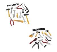 14 Pcs Set Construction Tool Set for Kids Child Career Training Activity Props Furniture Dolls House Furniture Dolls House Miniature Furniture House Miniature Toy Room Doll House Miniature House Kit