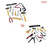 14 Pcs Set Construction Tool Set For Kids Child Career Training Activity Props Furniture Dolls House Furniture Dolls House Miniature Furniture House Miniature Toy Room Doll House Miniature House