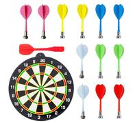 14 Pcs Set Magnetic Dart Board, 7.8 Inch Kids Dart Board, Portable Magnetic Dart Board for Kids Large Size Dart Board, Excellent Indoor Game, Party Games and Family Friendly Indoor Game Fun