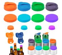 14 Pcs Silicone Can Covers, Reusable Can Lids for Standard Soda Beer Cans