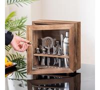 14 Piece Bartender Kit Bar Set, Bar Set Cocktail Shaker Set, Stainless Steel Bartender Kit,750ml Cocktail Shaker, Dust-Proof Storage, for Home Bar Parties Professional Use