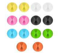 14-Piece Data Cable Fixer, Desktop Cable Sorting Clip, Charging Cable Storage Buckle, Bedside Charging Cable Buckle.