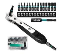 14-Piece Hex Bits Set Long Hakkin 25 mm Hexagonal Screwdriver 1/4 Inch S2 Bit Set for Cordless Screwdrivers Magnetic Hexagon Hex Impact Wrench H1.5/H2/H2.5/H3/H3.5/H4/H5/H5.5/H6/H7/H8