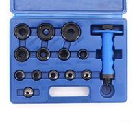 14 Piece Hole Punching Tool Set High Carbon Steel Material with Sizes from 5mm to 35mm Suitable for Leather, Rubber, Plastic and Hobby Projects
