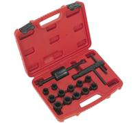 14 Piece Motorcycle Brake Piston Removal Kit - 12 Adaptors - Slide Hammer