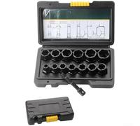 14-Piece Nut Bolt Extractor Set Steel Spiral Design, for Stripped | Nut Extractor SetBolt Remover KitStripped Nut RemovalScrew Extractor ToolDamaged Bolt RemoverRusted Nut