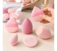14-Piece Pink Makeup Sponge & Puff Set, Multi-Shape Face Applicators | Multiple shapes and sizes give you more ways to apply, blend and touch up makeup across different areas of the face.