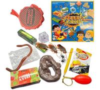 14-Piece Prank Kit Box,Maslasee Prank Gift Box with Hilarious Jokes & Gags,Fun Gifts for Kids, Boys, Girls & Adults,Joke Gifts & Pranks for Kids