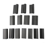 14-Piece Rubber Sanding Block Kit for Wood, Leather & Metal - Convex/Concave Contour Polishing Pads with 3 Shapes & 14 Size Options (/4- in