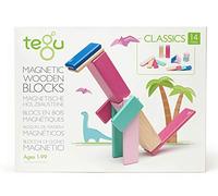 14 Piece Tegu Magnetic Wooden Block Set, Blossom