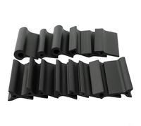 14-Piece Woodworking Sanding Block Set, Flexible Rubber Sandpaper Holder Mats for Polishing Wood, Leather, Metal and Handicrafts, 3 Shapes and 14 Sizes (Sandpaper Not Included)