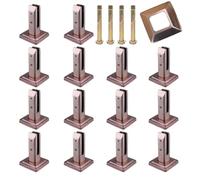 14 Pieces 304 Stainless Steel S s Support BracketsClamp Spikes for Home Gartairs Railing Balcony& Versatile