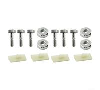 14 Pieces Chainsaw Engine Cover Screw Set for MS231 MS241 MS251 MS271 MS291 with 6 Screws 4 Bar Nuts and 4 Bumper Strips for Maintenance