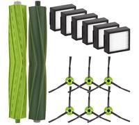 (14 Pieces) Combo j7 Replacement Parts Compatible with iRobot Roomba Combo j7, Combo j7+, Combo j9+, Combo 10 Max Robot Vacuum Cleaner, 2 Roller Brushes, 6 HEPA Filters, 6 Side Brushes