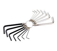 14 Pieces New Imperial Wrench Set Allen Alan Hex Hexagon Key with Key Ring (14 Pieces Hexagon Key Set)