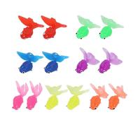 14 Pieces Of Soft Plastic Goldfish, Colorful Goldfish Toys, Floating Goldfish, Swimming Pool Toys, Simulated Goldfish Model, Children'S Fish Fishing Props, Aquarium Decoration