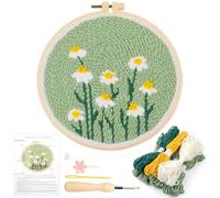 14 Pieces Punch Needle Embroidery Kit,Punch Needle Kit for Beginners