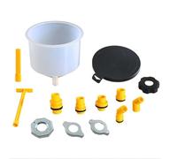 14 Pieces/Set Engine Motor Radiator Coolant Filling Funnel Kit Car Cooling Refill Tools Spill-proof Automobile Funnels