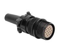 14 Pin Female Aviation Socket Plug, Welder Plug Compatible with Thermal Arc Welder Models 136960 and 152369, Aluminum Alloy Cord Mounted Connector for Industrial Welding