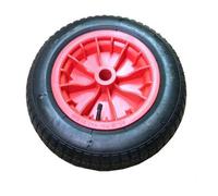 14" Pneumatic Sack Truck Wheelbarrow Tyres Trolley Wheel Cart Tyre Wheels - Red