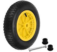 14" Pneumatic Wheelbarrow Wheel (YELLOW) Launching Trolley (3.50/4.00-8)