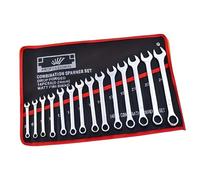 14 Pocket Wrench Roll Organization Tool Bag Canvas Double Ended Wrench Storage Shock Resistant Hardware Lightweight Portable Planner Home Travel Camping