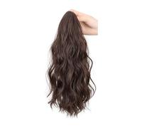 14" Ponytail Extension, Short Claw Clip on Fake Pony Tails Soft Wavy Curly in Hair Extensions Synthetic Hairpiece for Women Daily Party Hair Extension for Daily Use(4)