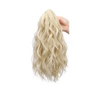 14" Ponytail Extension, Short Claw Clip on Fake Pony Tails Soft Wavy Curly in Hair Extensions Synthetic Hairpiece for Women Daily Party Hair Extension for Daily Use(24M613)