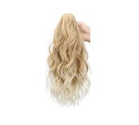 14" Ponytail Extension, Short Claw Clip On Fake Pony Tails Soft Wavy Curly In Hair Extensions Synthetic Hairpiece For Women Daily Party(27T613)