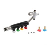 14" Pressure Washer Extension Wand With Quick Release Curved Lance For Reaching Under Cars, Roofs, Gutters, And Tight Spaces, Compatible With Most Pressure Washers(B)