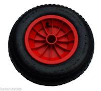 14" REPLACEMENT PNEUMATIC WHEELBARROW WHEEL 3.50/4.00-8 (16MM BORE)