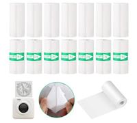 14 Rolls Thermal,Thermal for Children, 57 x 25mm,7 Self-Adhesive&7 Non-Adhesive,Mini Printer Sticker Printing Paper for Kids Instant Camera and Mini Label Printers