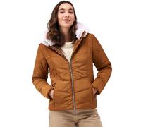 (14, Rubber) Regatta Womens Wildrose Baffled Water Repellent Jacket Coat - Rubber