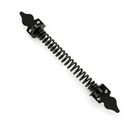 14" Self Closing Gate Spring, Adjustable Door Spring for Metal Gate, Heavy Duty Outdoor Automatic Gate Closer for Wooden Vinyl Fence, Black