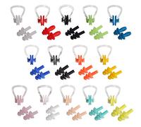 14 Sets Silicone Nose Clips Waterproof Swimming Nose Plugs Earplugs for Adults Kids, Ear Nose Protector