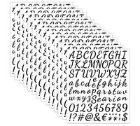 14 Sheets 1176 Pieces Self Adhesive Vinyl Letter Stickers for Scrapbooking Alphabet Number Stickers Small Vinyl Letters Numbers Kit for DIY Art Craft, Scrapbook, Greeting Cards, Envelope