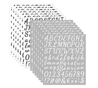 14 Sheets 1176 Pieces Self Adhesive Vinyl Letter Stickers for Scrapbooking Alphabet Number Stickers Small Vinyl Letters Numbers Kit for DIY Art Craft, Scrapbook, Greeting Cards, Envelope